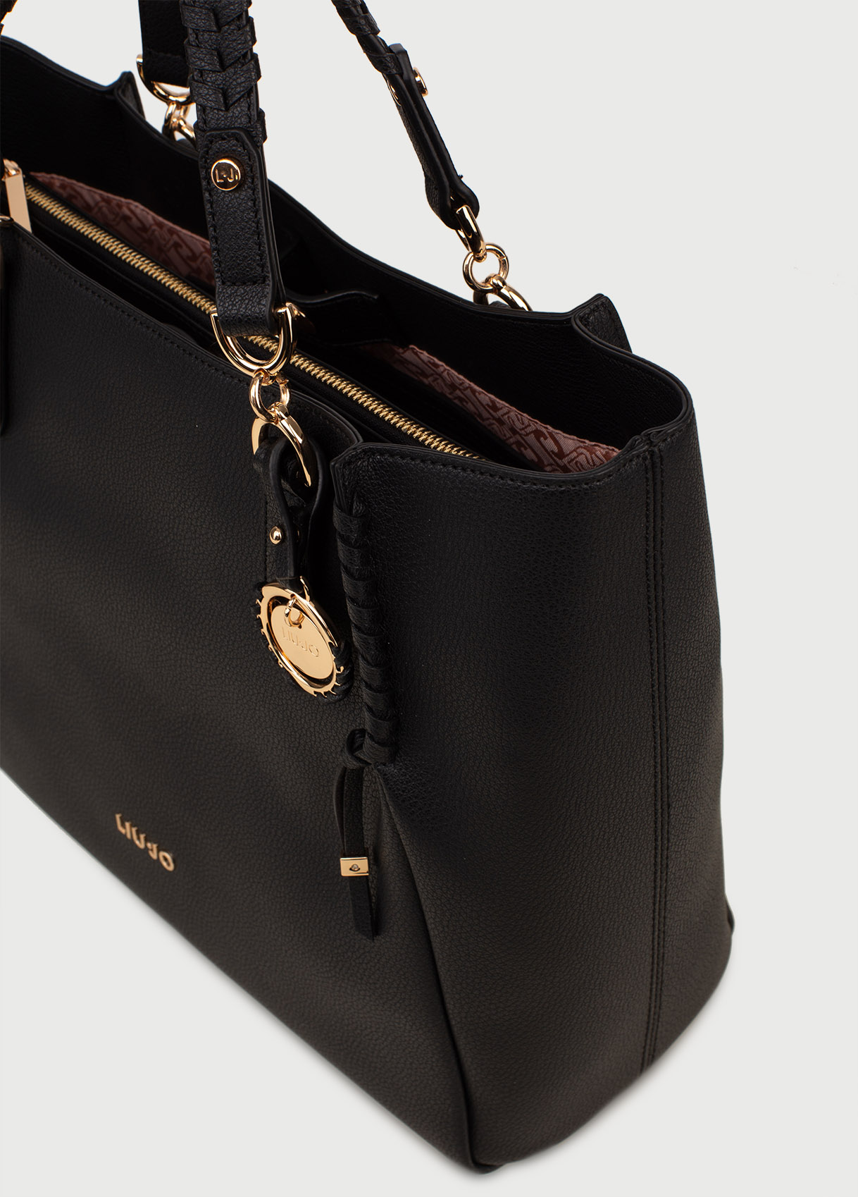 ハンドバッグ LIU JO CHARM LOGO HANDBAG Handbag with logo charm